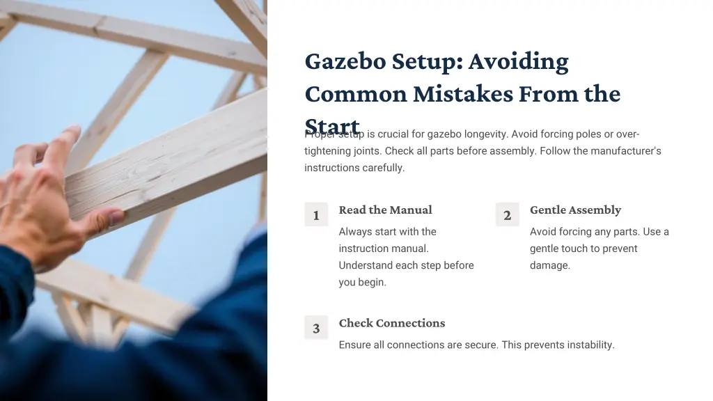 gazebo setup avoiding common mistakes from