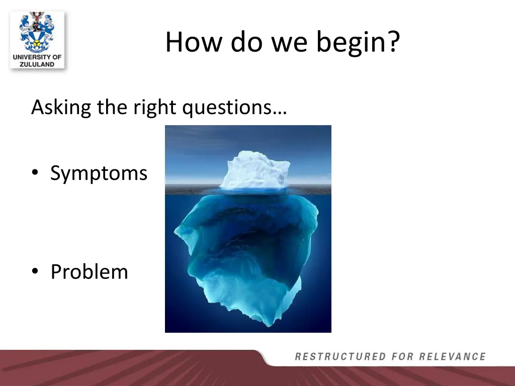 how do we begin