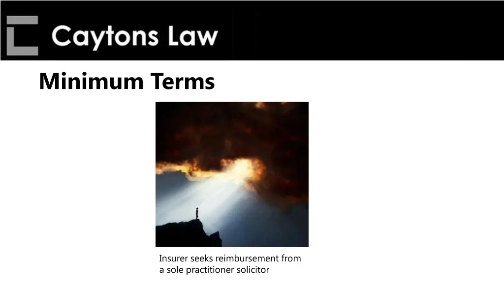 minimum terms