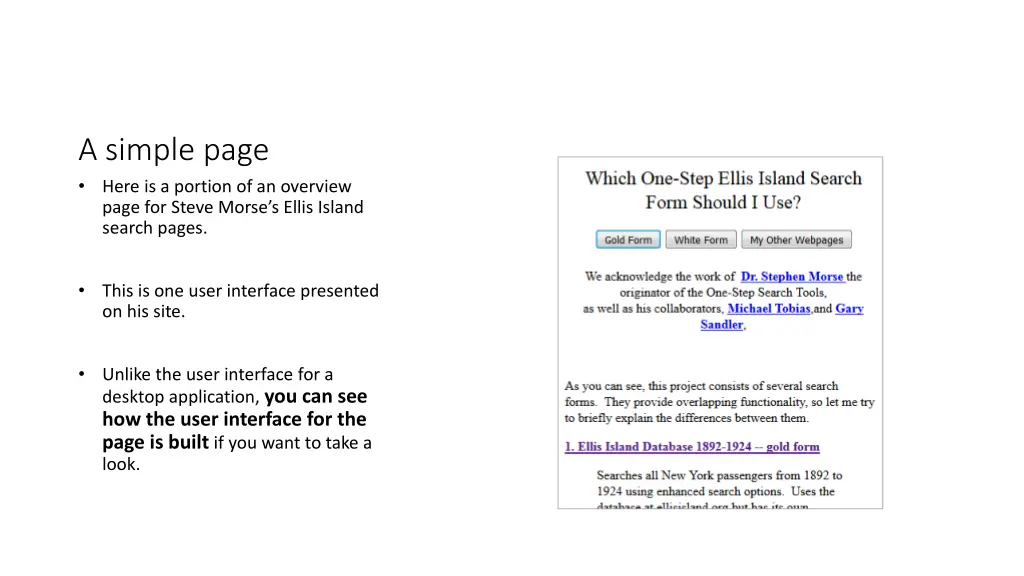 a simple page here is a portion of an overview