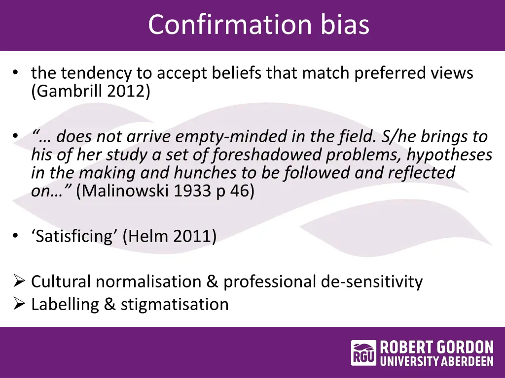 confirmation bias