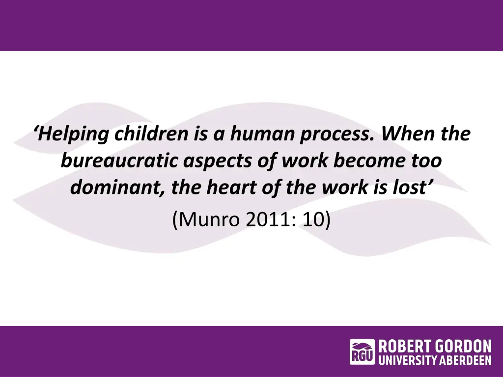 helping children is a human process when