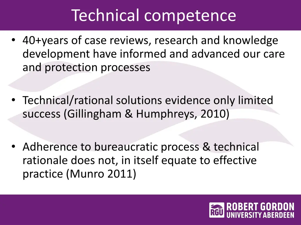 technical competence