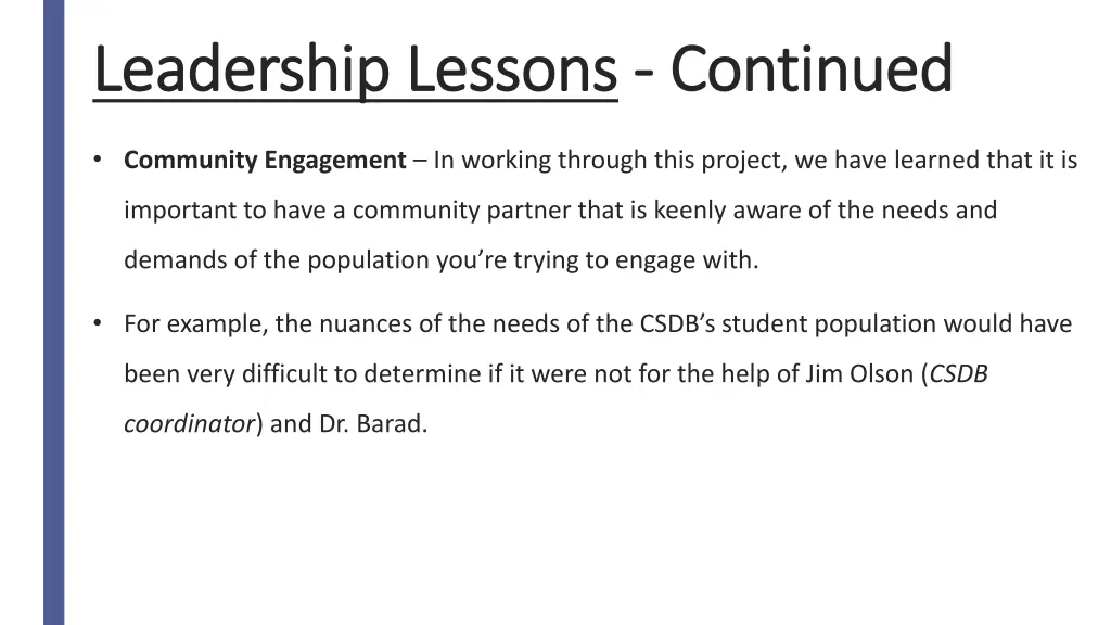leadership lessons leadership lessons continued