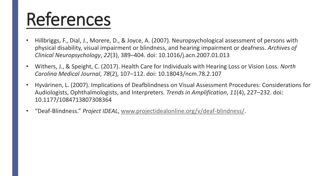 references references