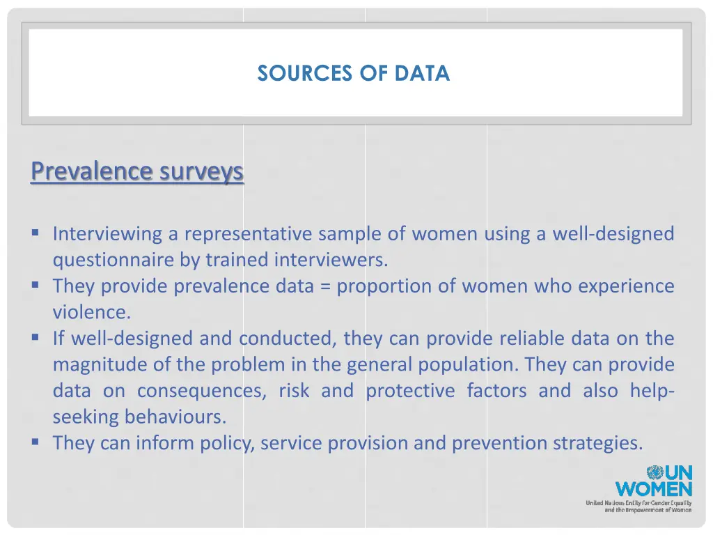 sources of data