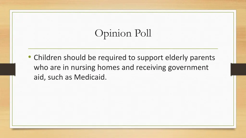 opinion poll 3