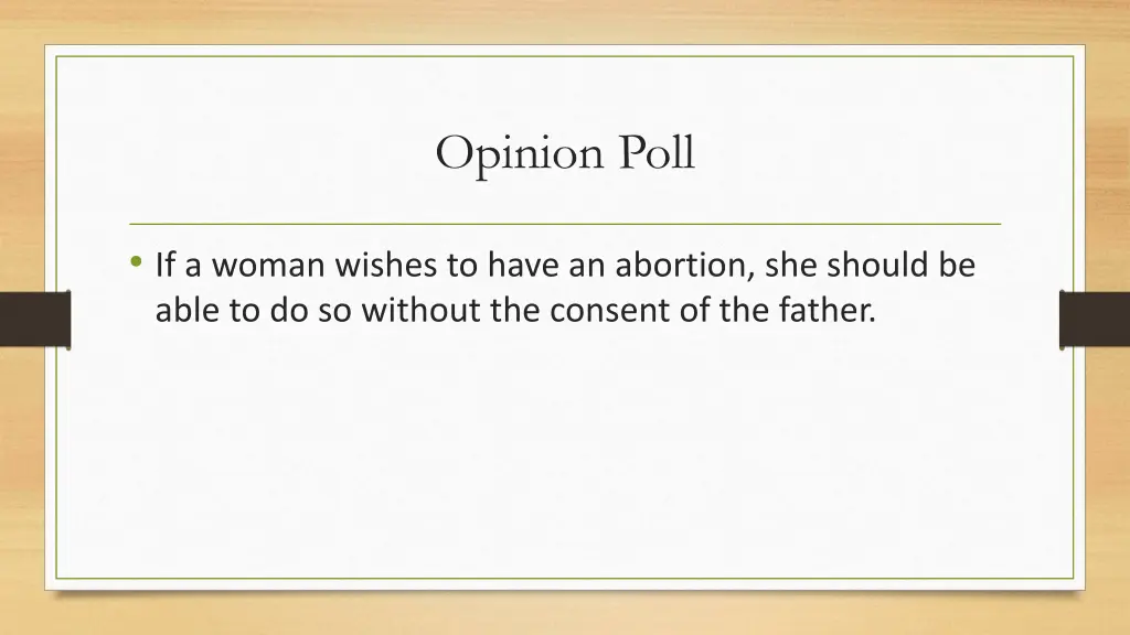 opinion poll 4