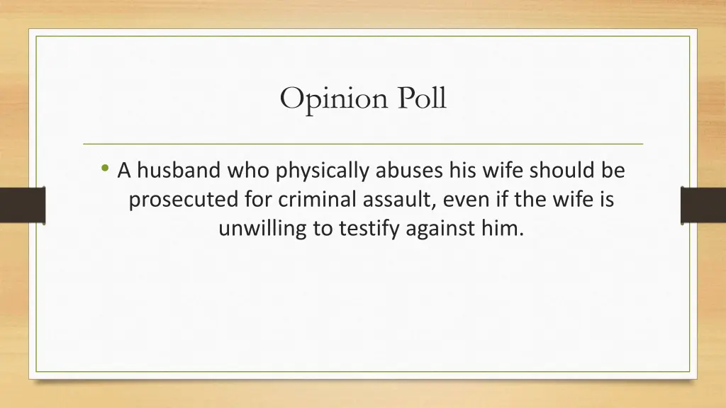 opinion poll 5