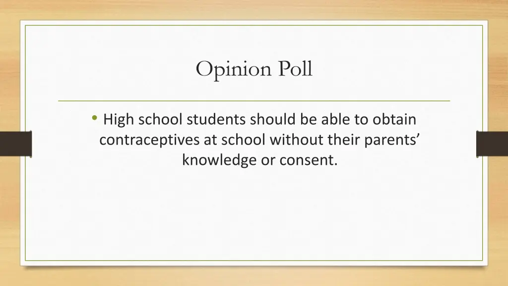 opinion poll 7