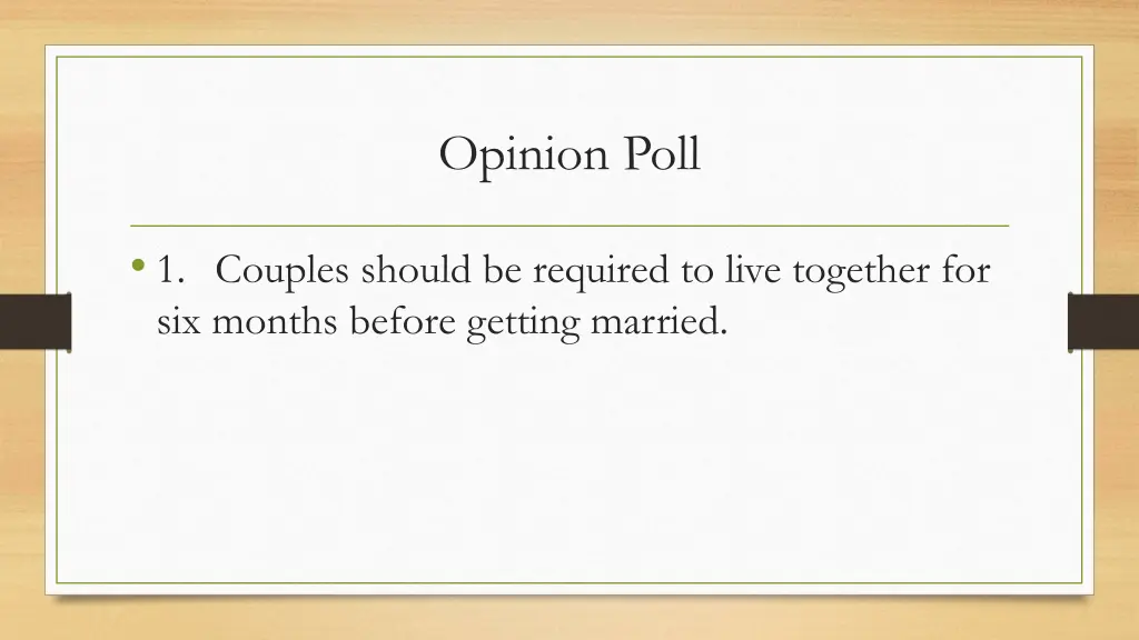 opinion poll