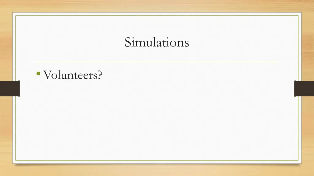 simulations