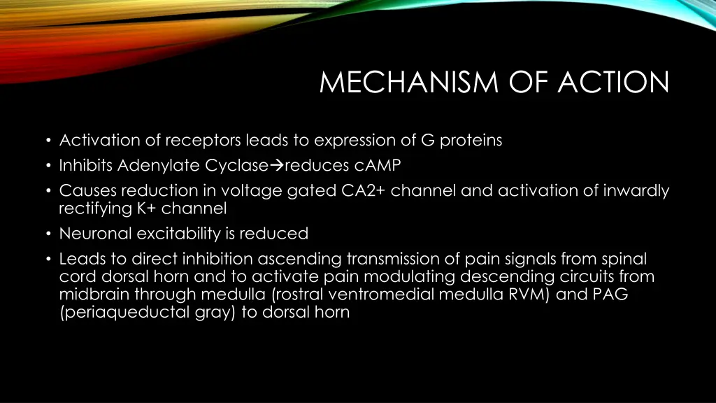 mechanism of action