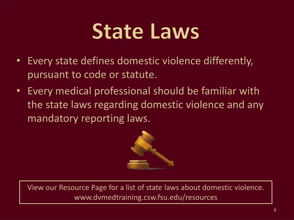 state laws