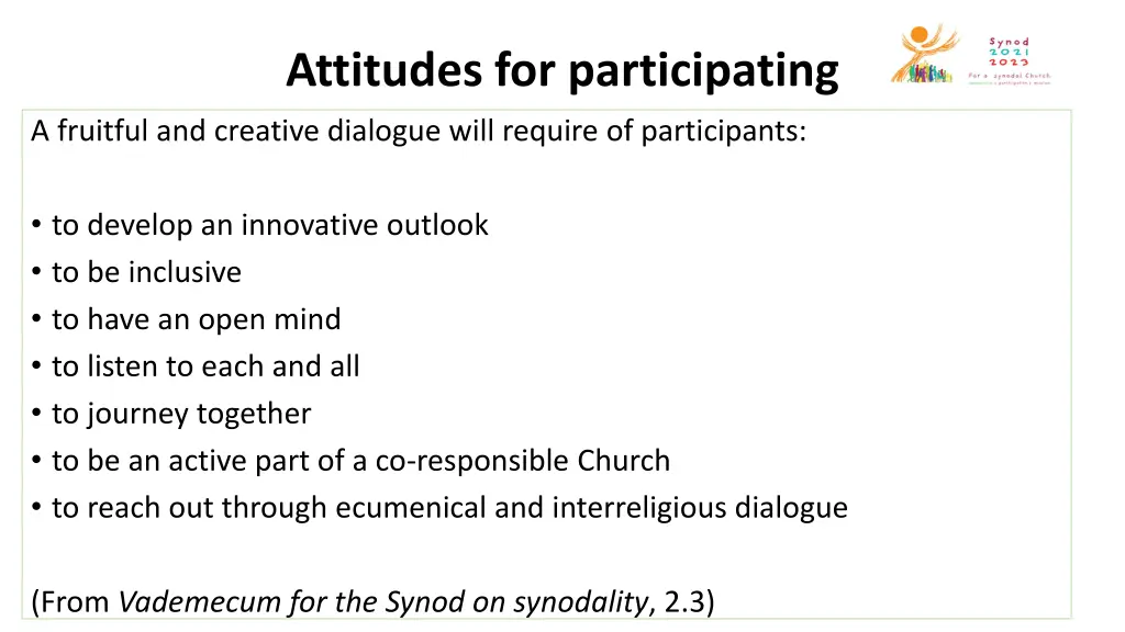 attitudes for participating 2