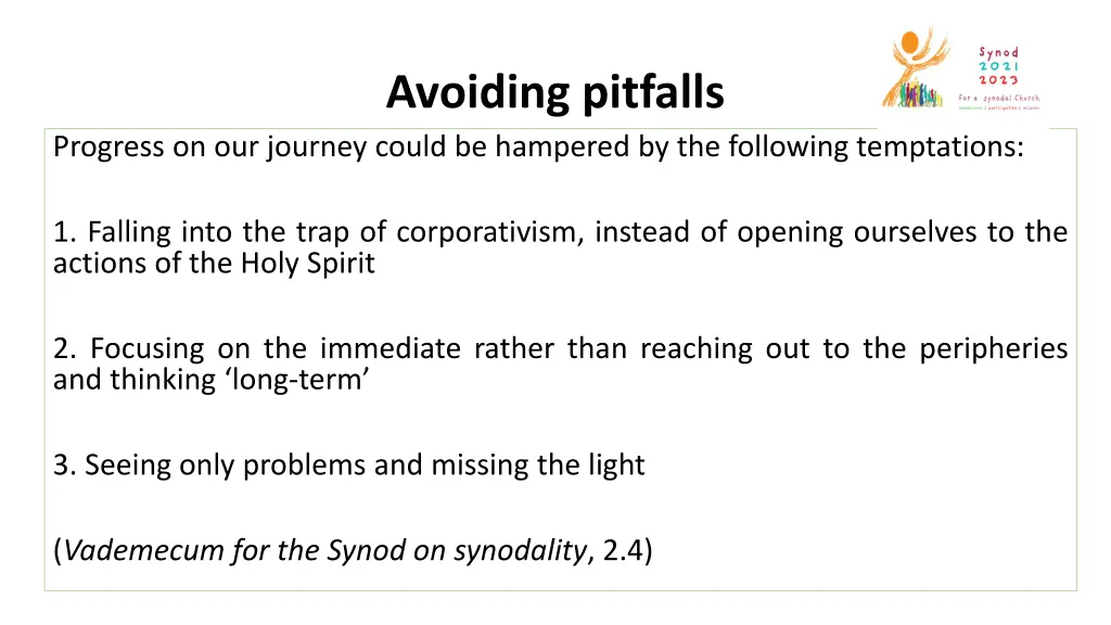 avoiding pitfalls