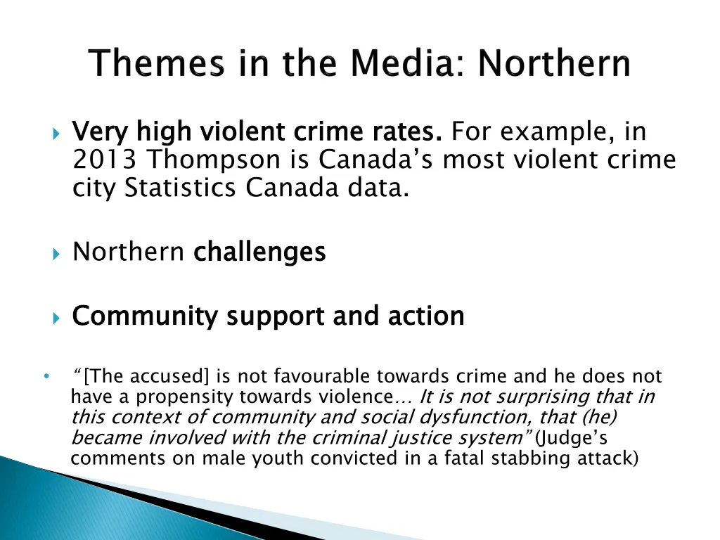 very high violent crime rates 2013 thompson