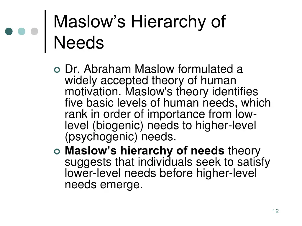 maslow s hierarchy of needs