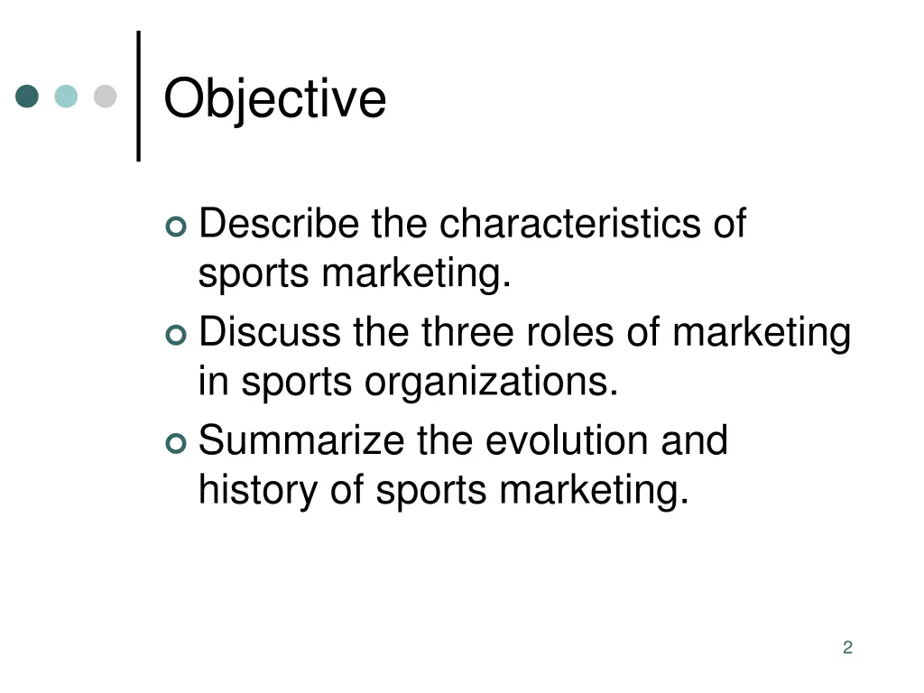 objective