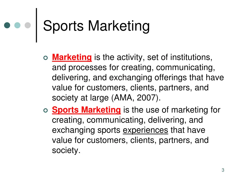 sports marketing