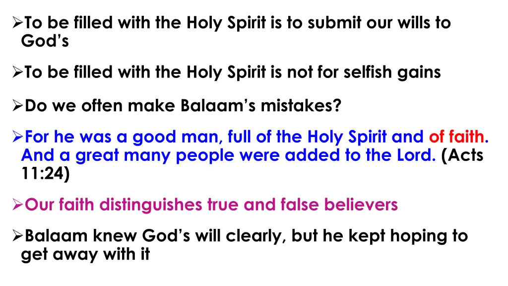 to be filled with the holy spirit is to submit