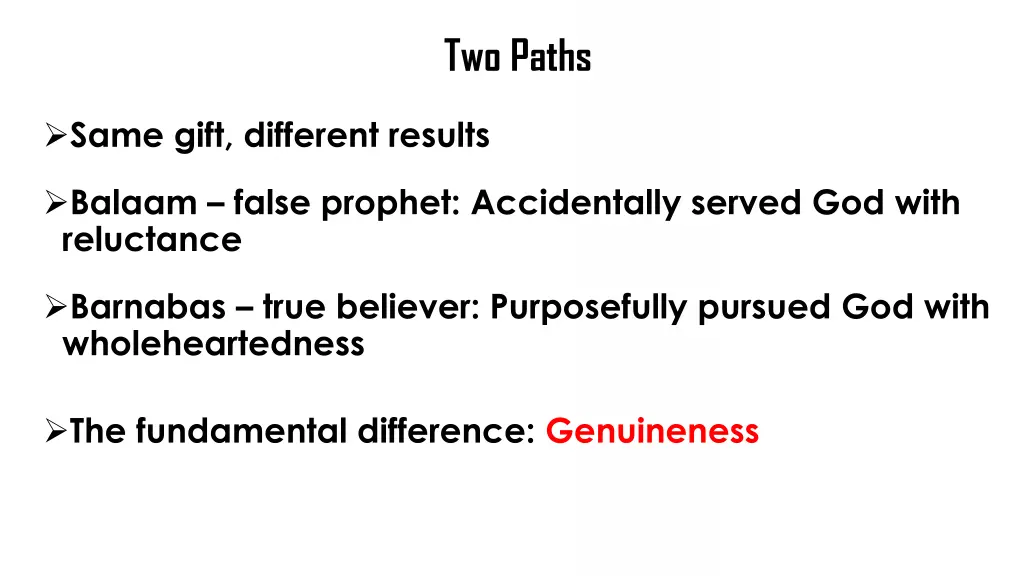 two paths