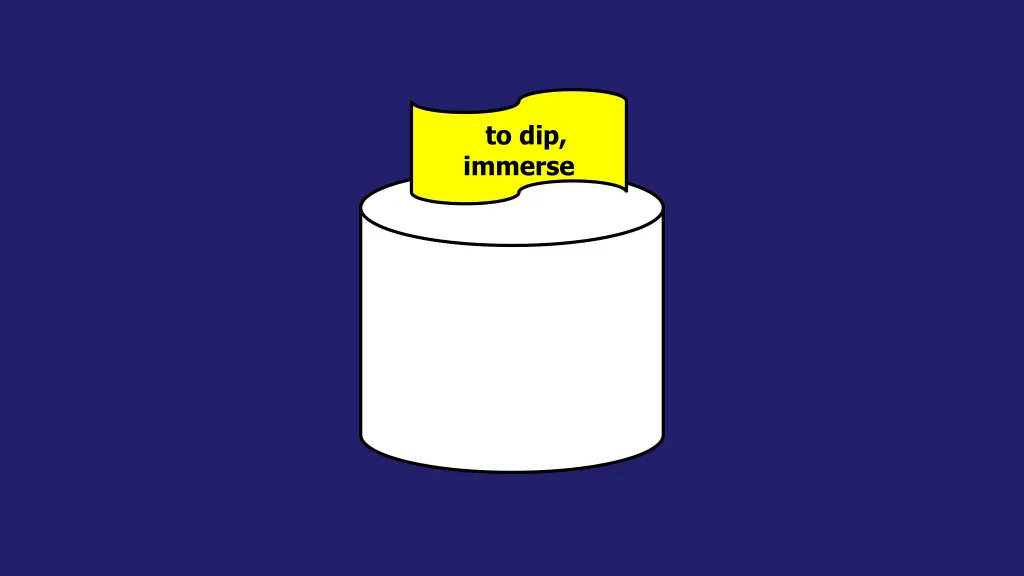 to dip immerse