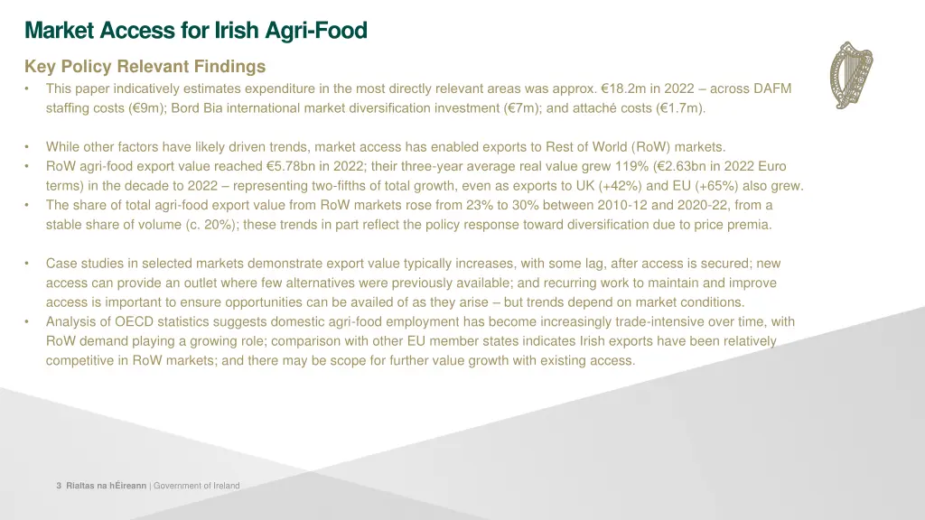 market access for irish agri food 1