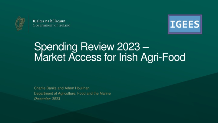 spending review 2023 market access for irish agri
