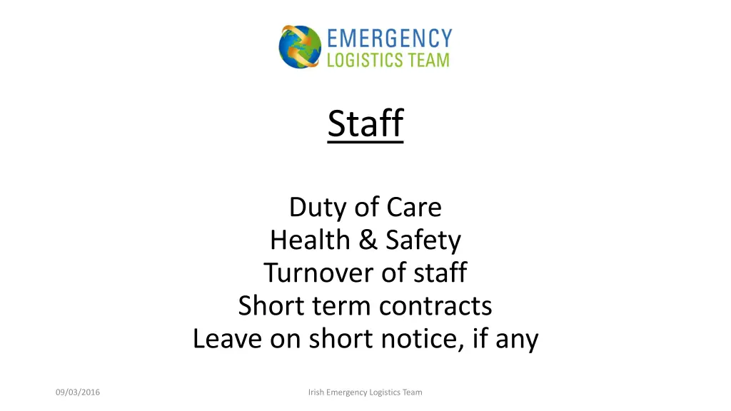 staff