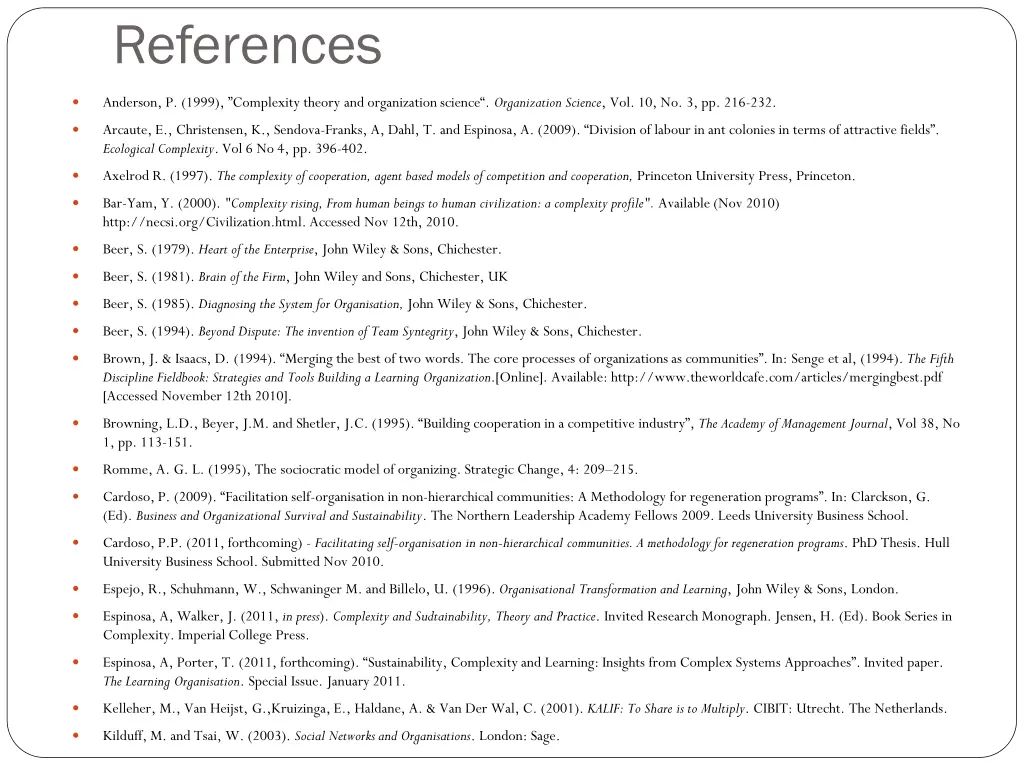 references