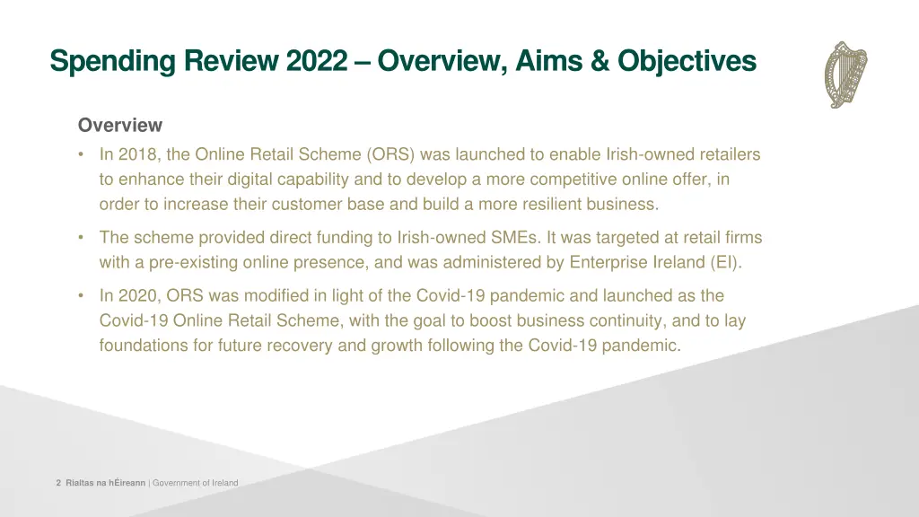 spending review 2022 overview aims objectives