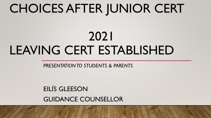 choices after junior cert