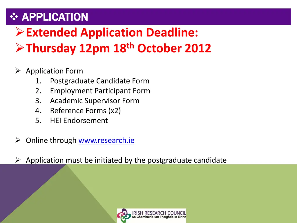 application application extended application