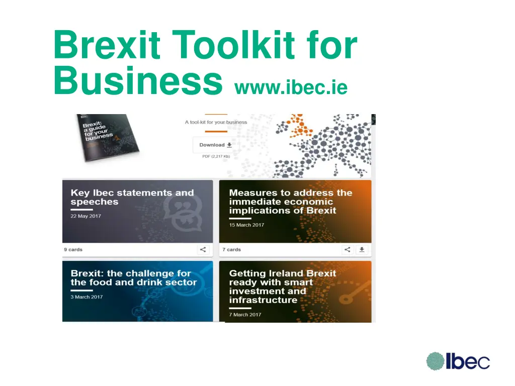 brexit toolkit for business www ibec ie