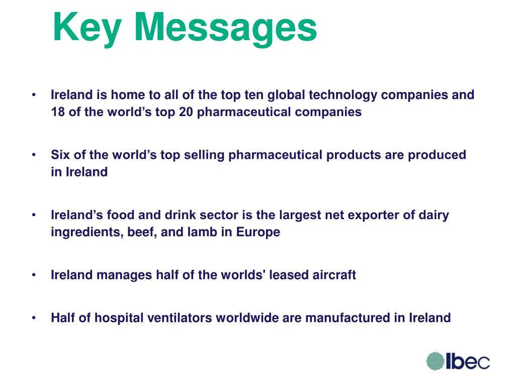 key messages