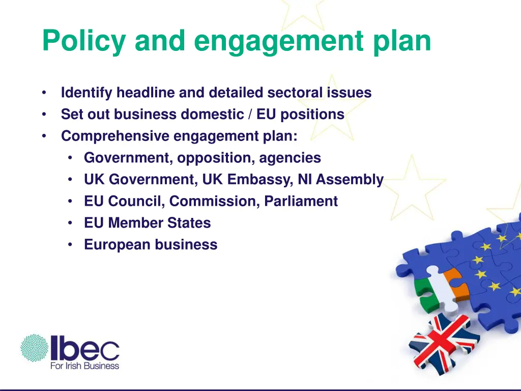 policy and engagement plan