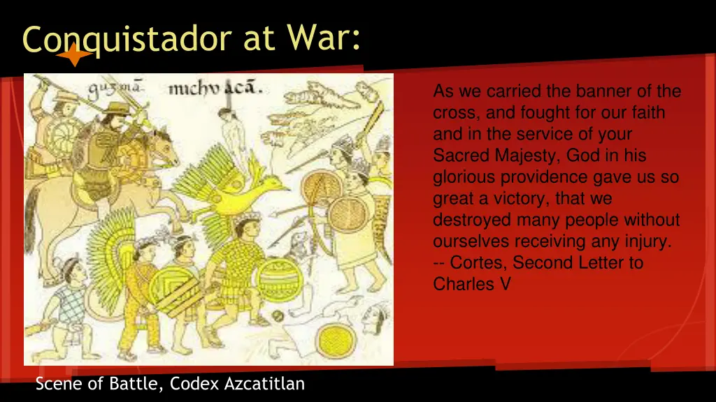 as we carried the banner of the cross and fought