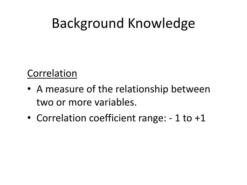 background knowledge 1