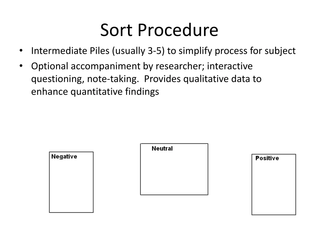 sort procedure