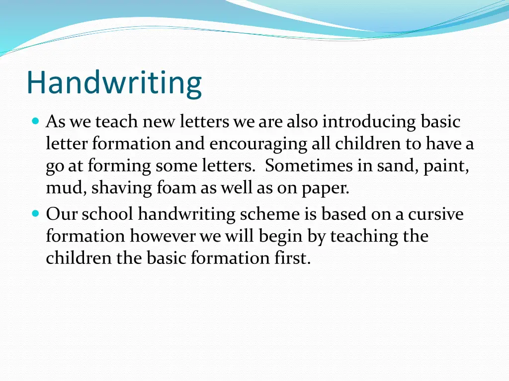 handwriting