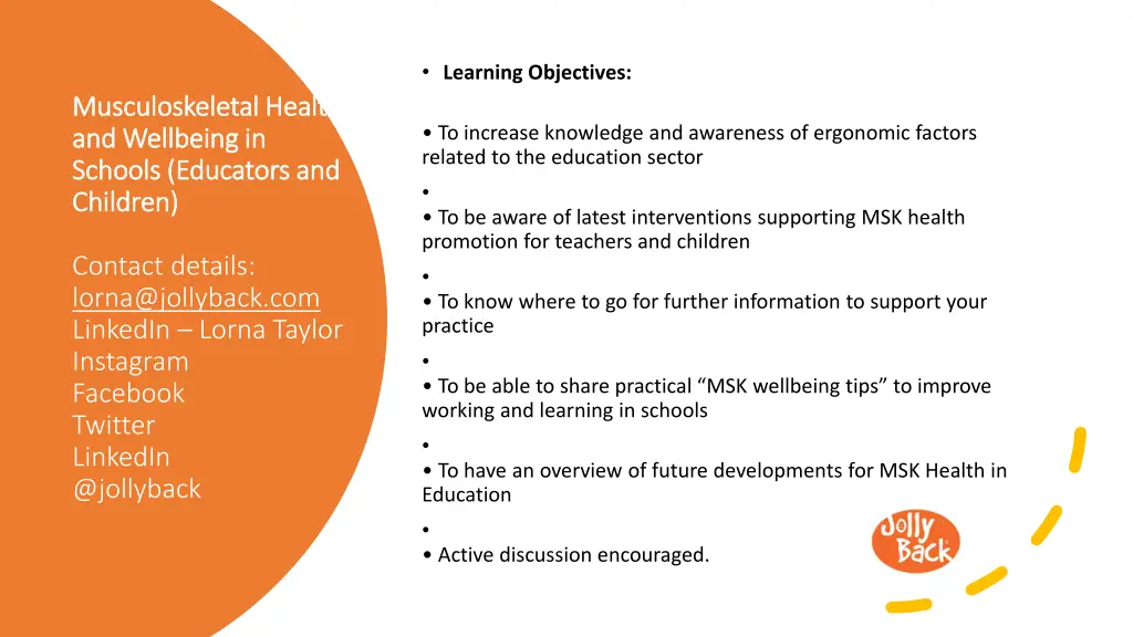 learning objectives