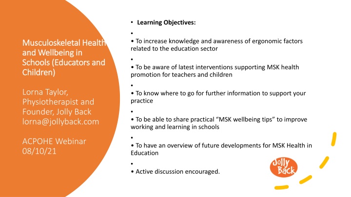 learning objectives to increase knowledge