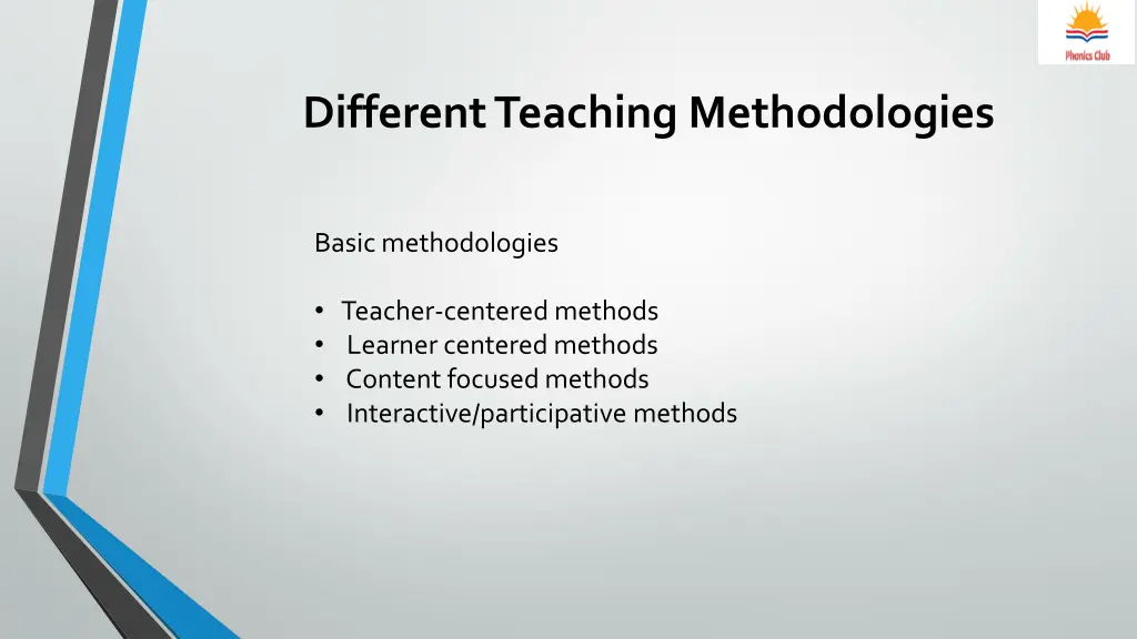 different teaching methodologies