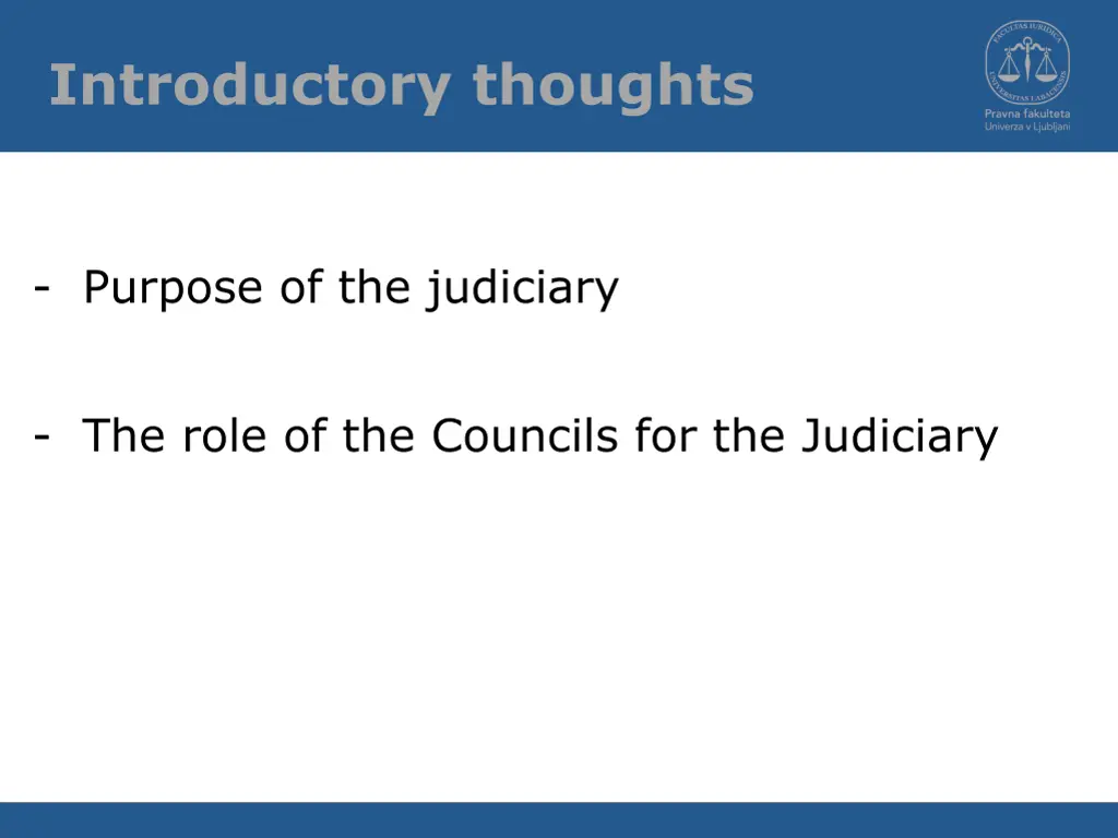 introductory thoughts