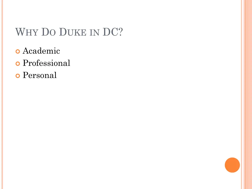 w hy d o d uke in dc