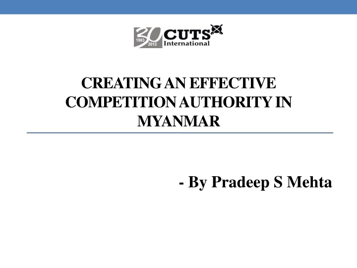 creating an effective competition authority