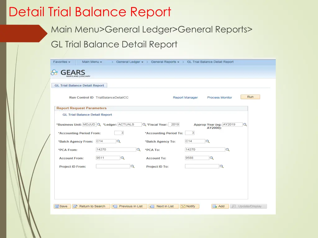 detail trial balance report