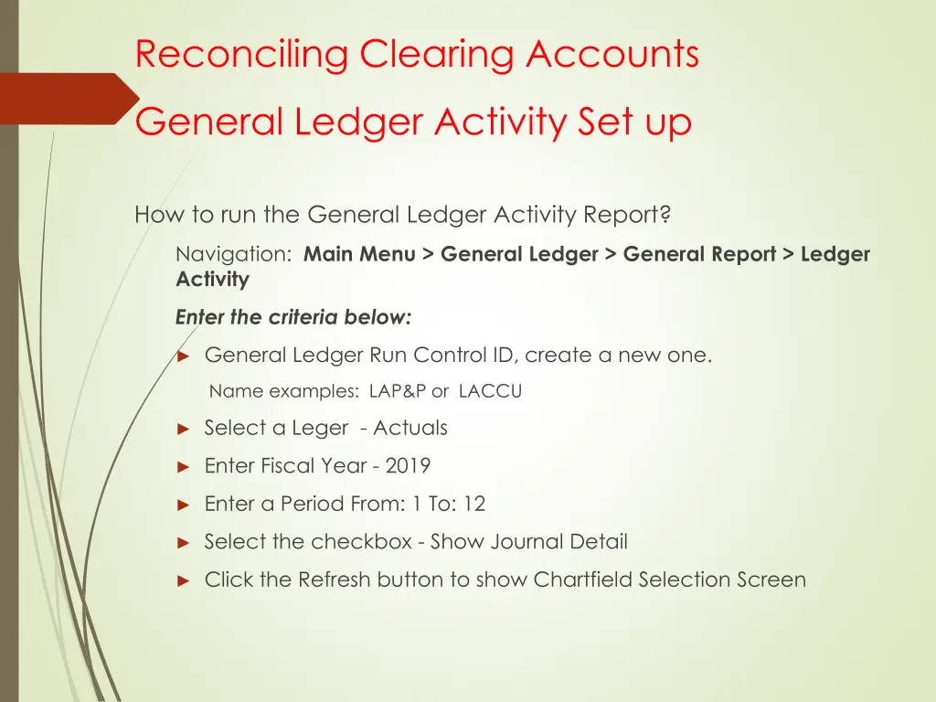reconciling clearing accounts 1