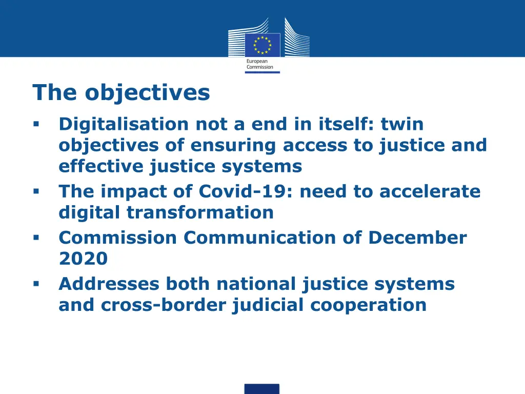 the objectives digitalisation not a end in itself